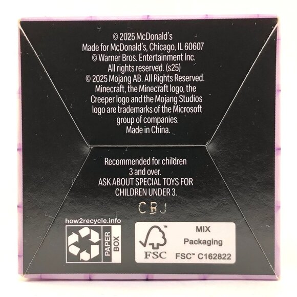 2025 A Minecraft Movie McDonald’s Kids Happy Meal Toy #11 Pink Wool & Pink Sheep - Picture 6 of 7